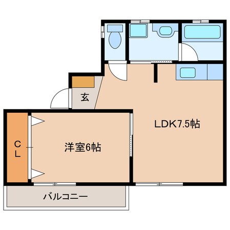 第五菖蒲谷マンションの物件間取画像